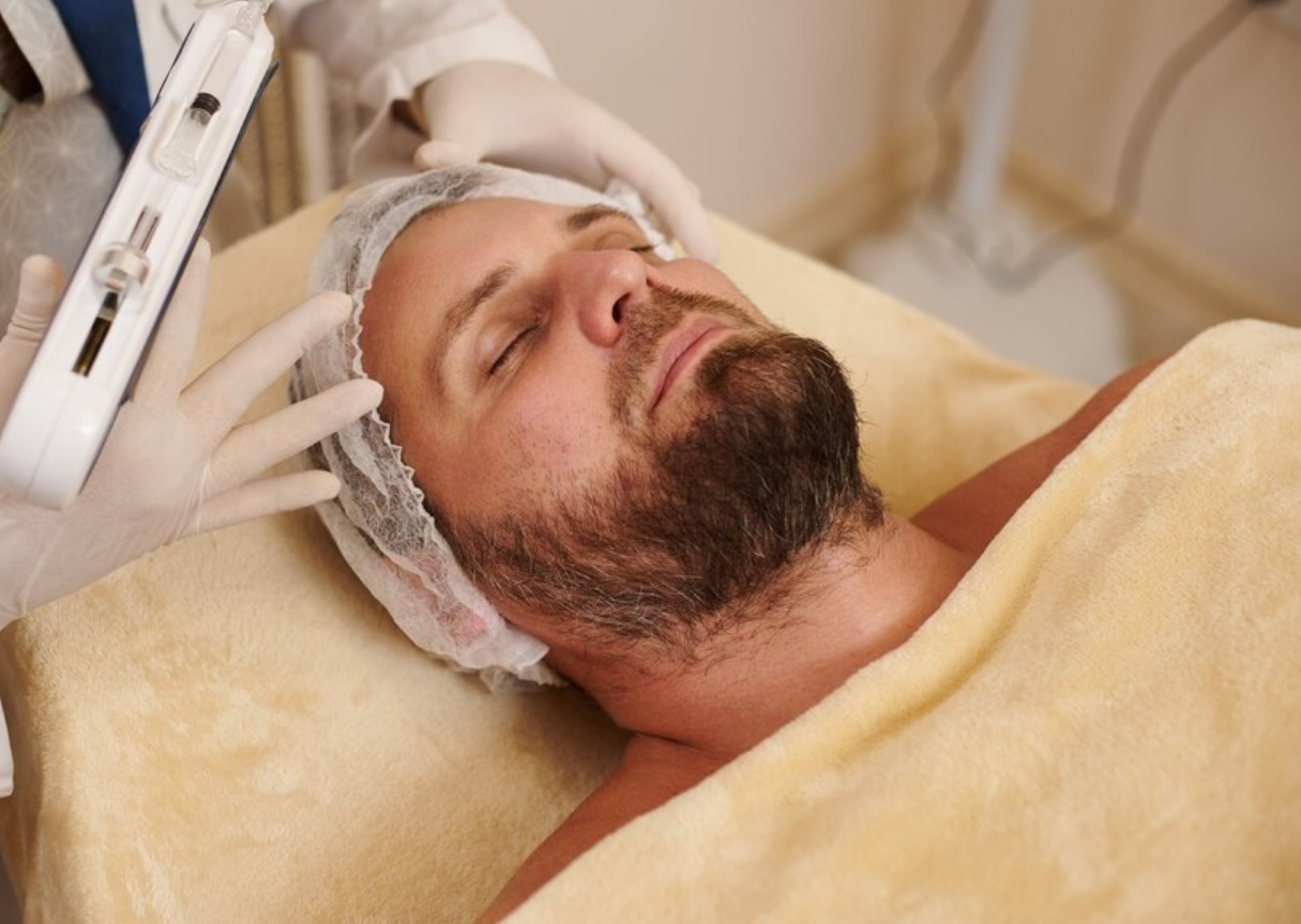 men’s facial salon